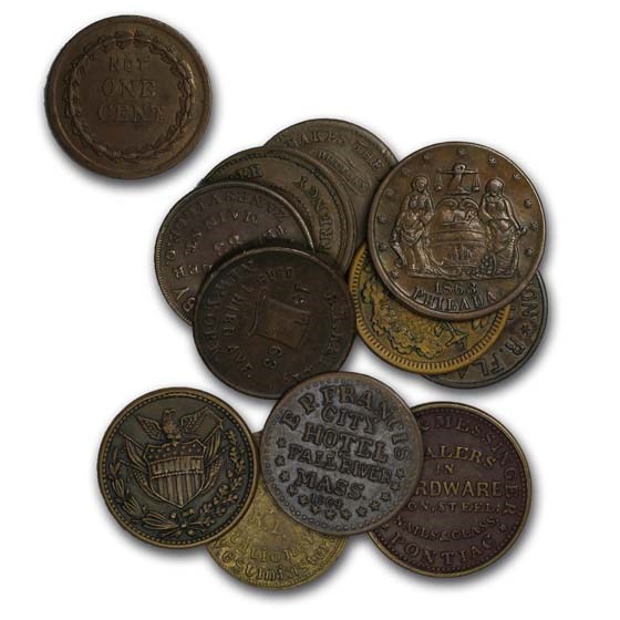Civil War Tokens Avg Circ (Patriotics or Store Cards) Civil War Tokens Avg Circ (Patriotics or Store Cards)