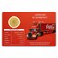 Coca-Cola® 1/1000 oz Gold Holiday Caravan Coin in Card
