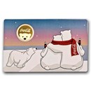 Coca-Cola® 1/1000 oz Gold Polar Bear Coin in Card