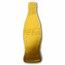 Coca-Cola® 1/1000 oz Gold Shaped Bottle in Card