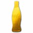Coca-Cola® 1/1000 oz Gold Shaped Bottle in Card