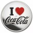 Coca-Cola® 1 oz Silver 140 Years Anniversary Round (in TEP)