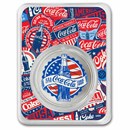 Coca-Cola® 1 oz Silver Colorized Americana (in TEP)