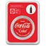 Coca-Cola® 1 oz Silver Colorized Round Bathing Beauties: Blonde