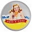 Coca-Cola® 1 oz Silver Colorized Round Bathing Beauties: Blonde