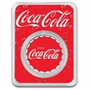 Coca-Cola® 1 oz Silver Colorized Round (Bottle Cap)