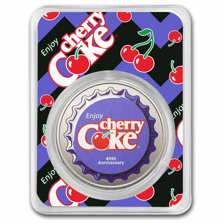 Buy Coca-Cola 1 oz Silver Round Colorized Cherry Coke | APMEX