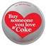 Coca-Cola® 1 oz Silver Colorized Valentine Round (in TEP)