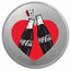 Coca-Cola® 1 oz Silver Colorized Valentine Round (in TEP)
