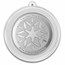 Coca-Cola® 1 oz Silver Holiday Round in Ornament Capsule