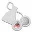 Coca-Cola® 1 oz Silver Holiday Round in Ornament Capsule