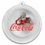 Coca-Cola® 1 oz Silver Holiday Round in Ornament Capsule