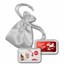 Coca-Cola® 1 oz Silver Santa Colorized Bar