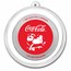 Coca-Cola® 1 oz Silver Santa Round in Ornament Capsule