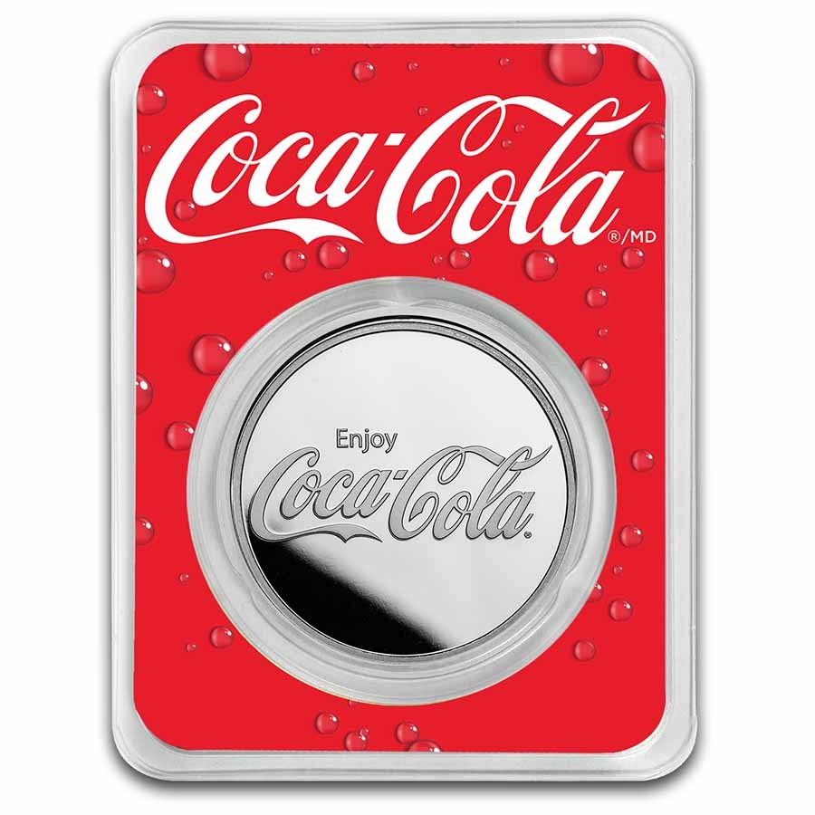 Coca-Cola® 1 oz Silver Struck Round (in TEP)