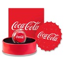 Coca-Cola® 6 gram Silver Bottle Cap w/ Box & COA