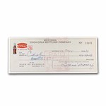 Coca-Cola Bottling Company Check Set of 4