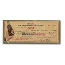 Coca-Cola Bottling Works Check
