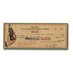 Coca-Cola Bottling Works Check