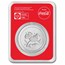 Coca-Cola® Santa 1 oz Silver Round in TEP
