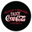 Coca-Cola® Vintage 2 oz Silver High Relief Colorized/Gilded Round
