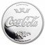Coca-Cola® Vintage 2 oz Silver High Relief Colorized/Gilded Round