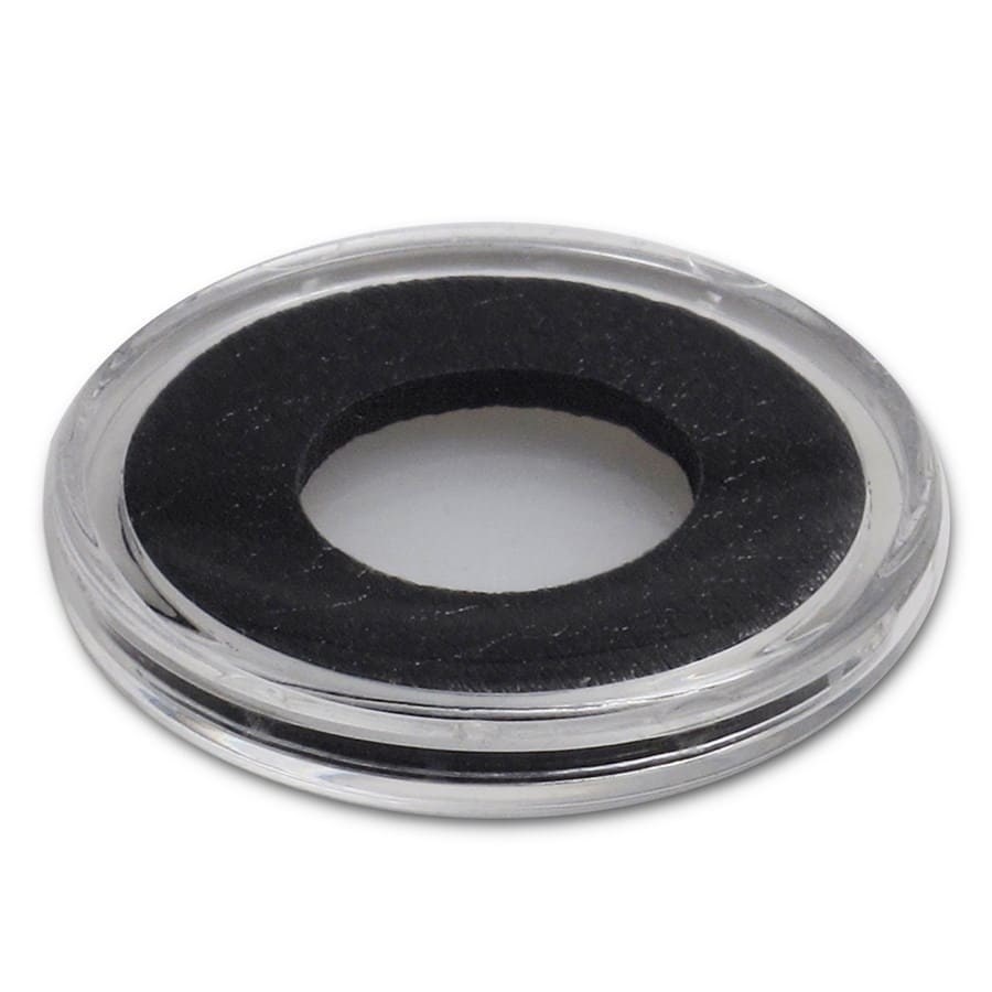 Coin Capsule w/Black Gasket - 15 mm