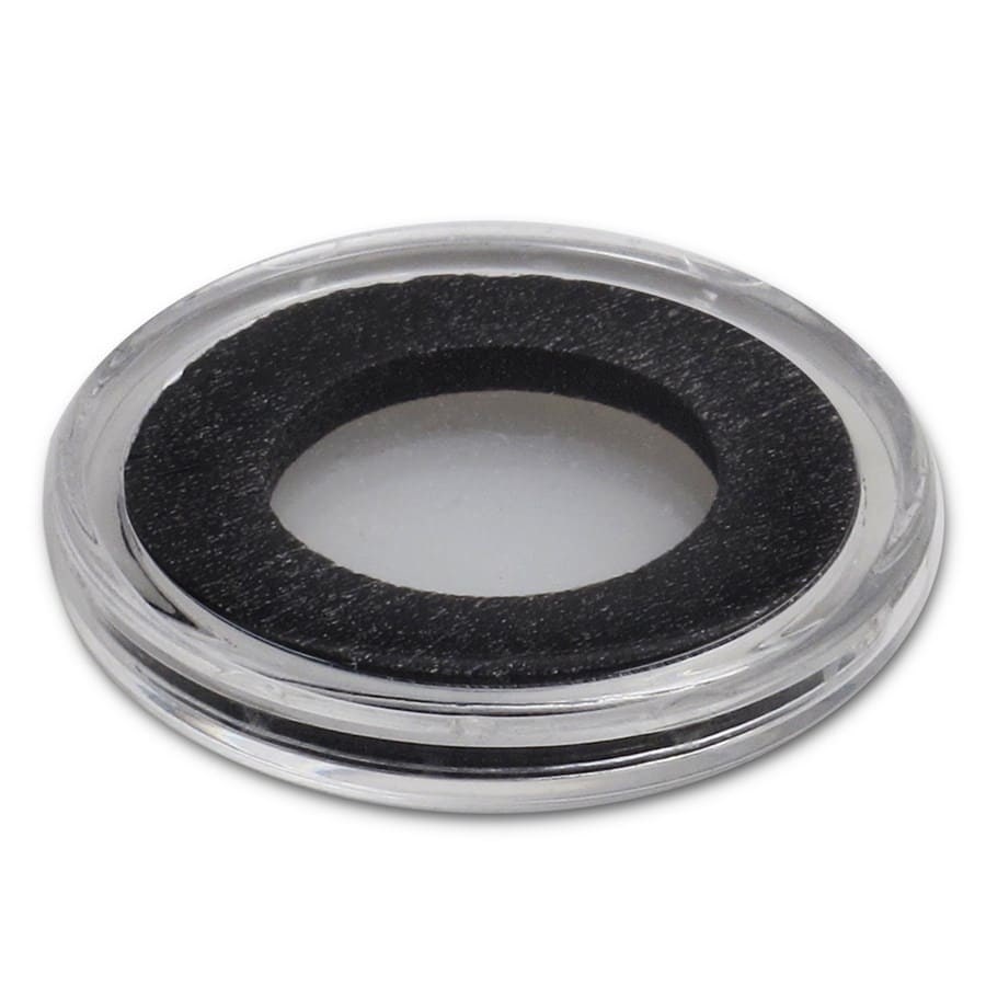 Coin Capsule w/Black Gasket - 17 mm