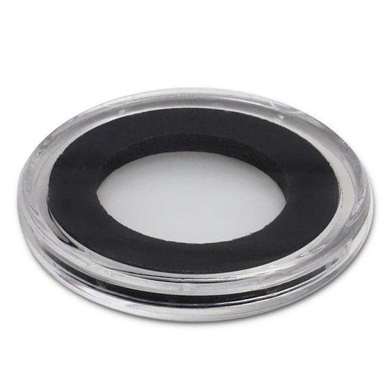 Coin Capsule w/Black Gasket - 29 mm Coin Capsule w/Black Gasket - 29 mm