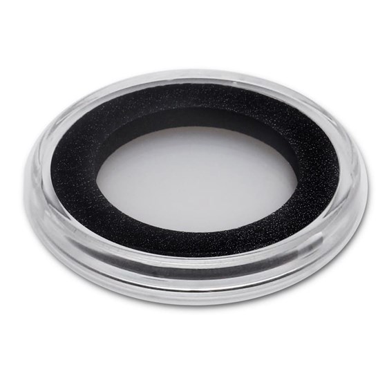 Coin Capsule w/Black Gasket - 33 mm Coin Capsule w/Black Gasket - 33 mm