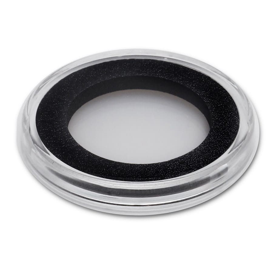 Coin Capsule w/Black Gasket - 34 mm