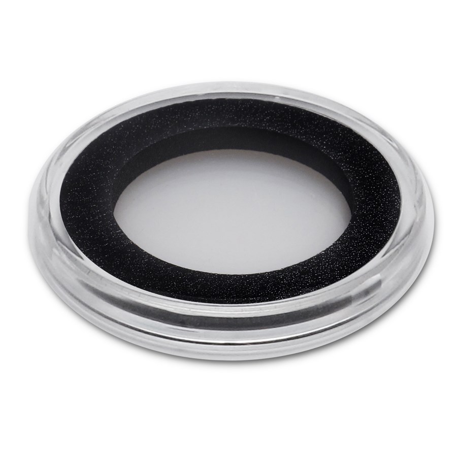 Coin Capsule w/Black Gasket - 35 mm
