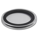 Coin Capsule w/Black Gasket - 38 mm