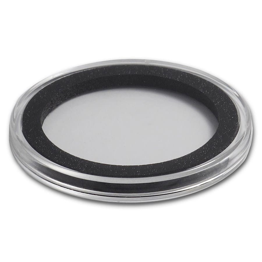 Coin Capsule w/Black Gasket - 38 mm