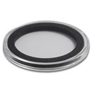 Coin Capsule w/Black Gasket - 40 mm