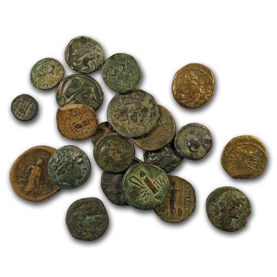 Coin of the Ancient Greek City States AE Units (450-100 BC) VF Coin of the Ancient Greek City States AE Units (450-100 BC) VF