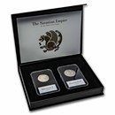 Coinage of the Sasanian Empire: Silver 2-Coin Presentation Set