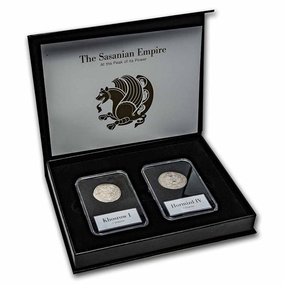 Coinage of the Sasanian Empire: Silver 2-Coin Presentation Set Coinage of the Sasanian Empire: Silver 2-Coin Presentation Set