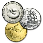 Coins of the World - Oceania (24 coins)