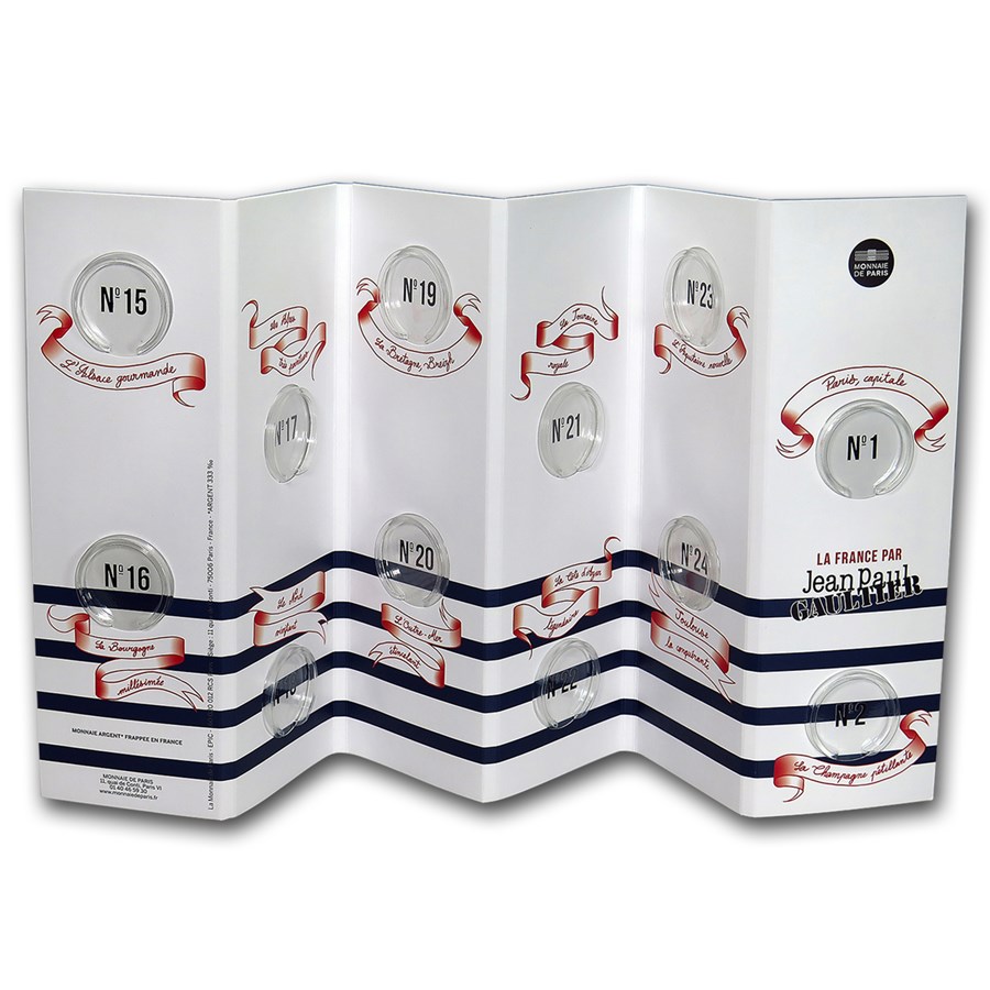 Collector's Box - 2017 France Silver €10 Jean Paul Gaultier