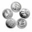 Complete 56-Coin 5 oz Silver America The Beautiful Set