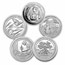 Complete 56-Coin 5 oz Silver America The Beautiful Set