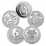 Complete 56-Coin 5 oz Silver ATB Set BU (Elegant Display Box)