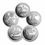 Complete 56-Coin 5 oz Silver ATB Set BU (Elegant Display Box)