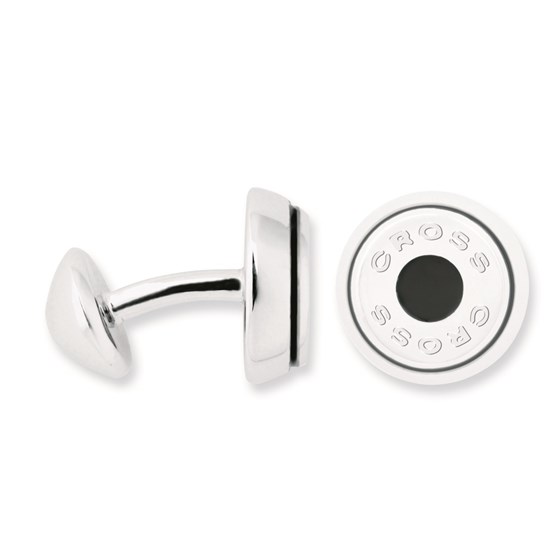 Conical Collection Rhodium and Enamel Cuff Links Conical Collection Rhodium and Enamel Cuff Links