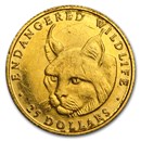 Cook Islands Gold $25 Endangered Wildlife Proof (Abrasions)