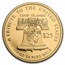 Cook Islands Gold $25 Liberty Tribute to The U.S. (Random Year)