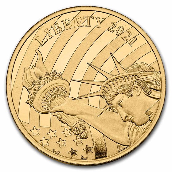 Cook Islands Gold $25 Liberty Tribute to The U.S. (Random Year) Cook Islands Gold $25 Liberty Tribute to The U.S. (Random Year)