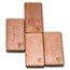 Copper Domino Double Six Set w/ Box - Traditional Viking Design