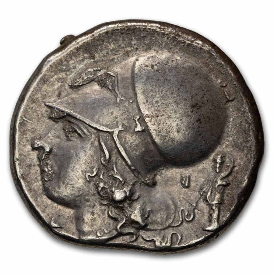 Corinthia, Corinth Silver Stater Pegasus (345-307 BC) Ch AU
